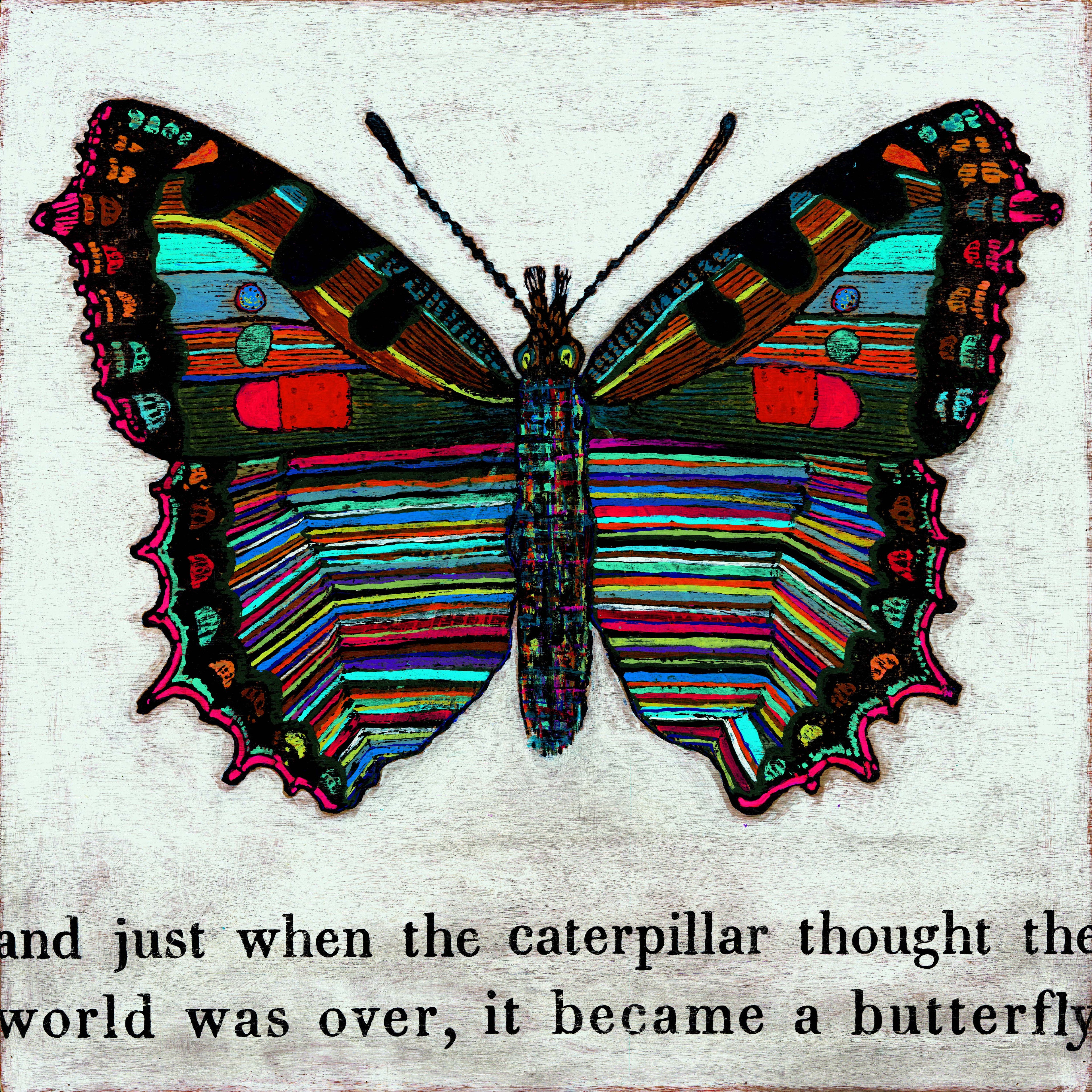 Butterfly Art Print (Gallery Wrap)