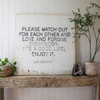 Jim Henson Art Print  - Grey Wood