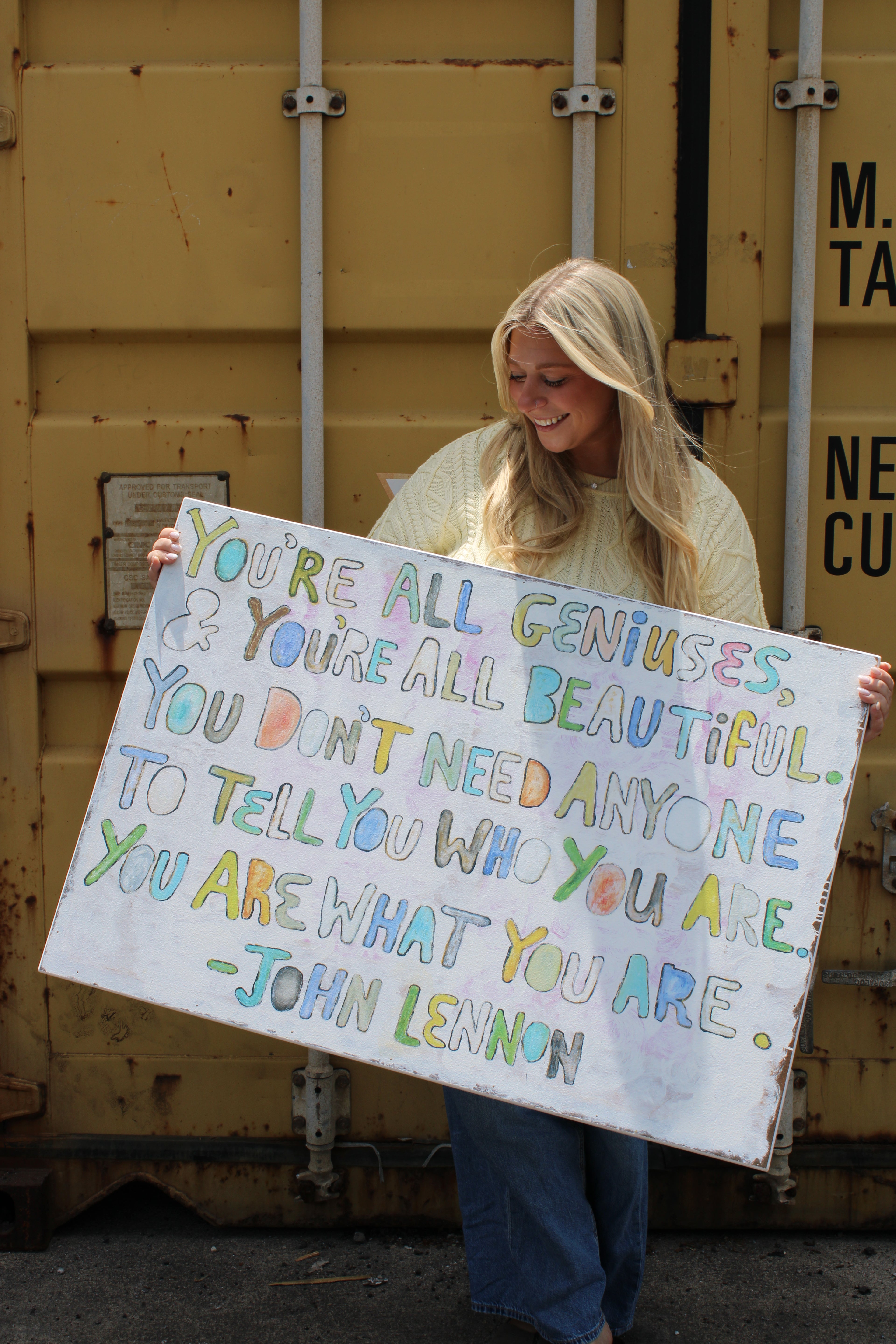 You're All Geniuses Art Print - Gallery Wrap