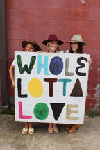 Colorful Whole Lotta Love Art Print - Gallery Wrap