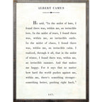 Albert Camus Art Print - Book Collection