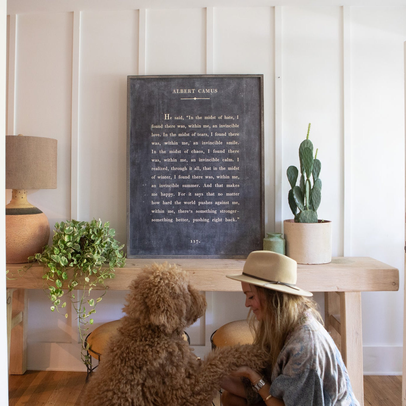 Albert Camus Art Print - Book Collection
