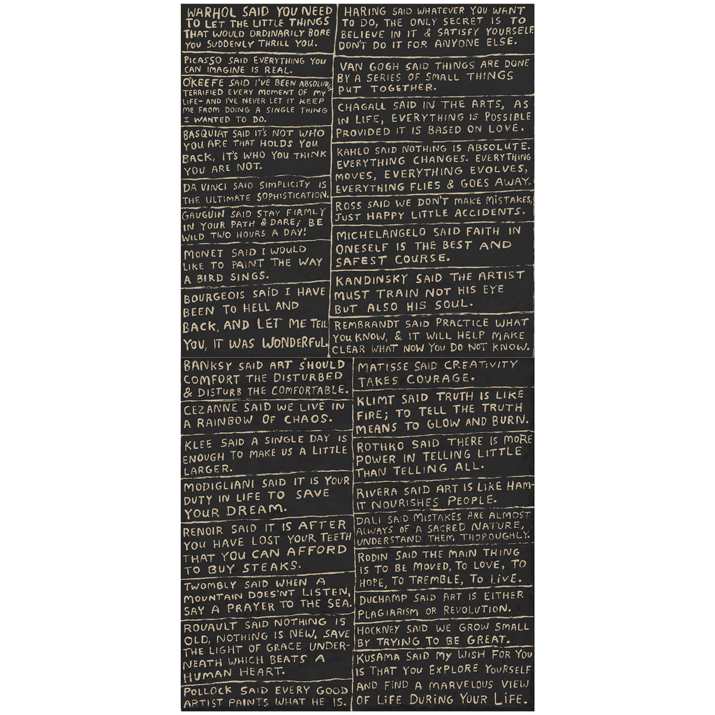 Masters Art Print in Black