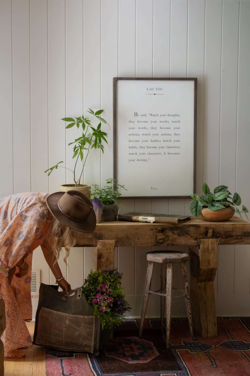 Lao Tzu Art Print - Gallery Wrap