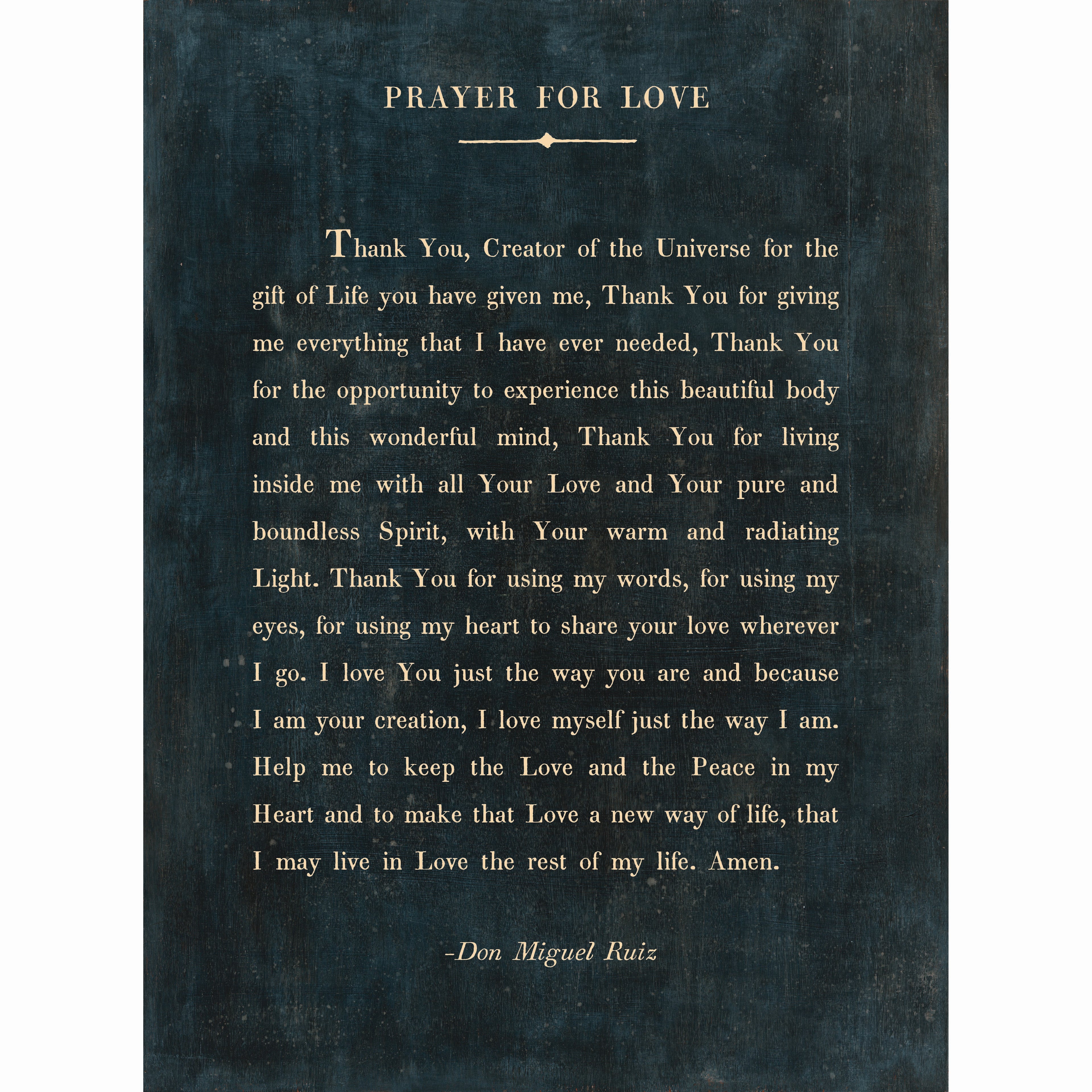 Prayer For Love Art Print (Gallery Wrap)