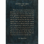 Prayer For Love Art Print