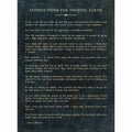 Instructions Before Visiting Earth Art Print (Gallery Wrap)
