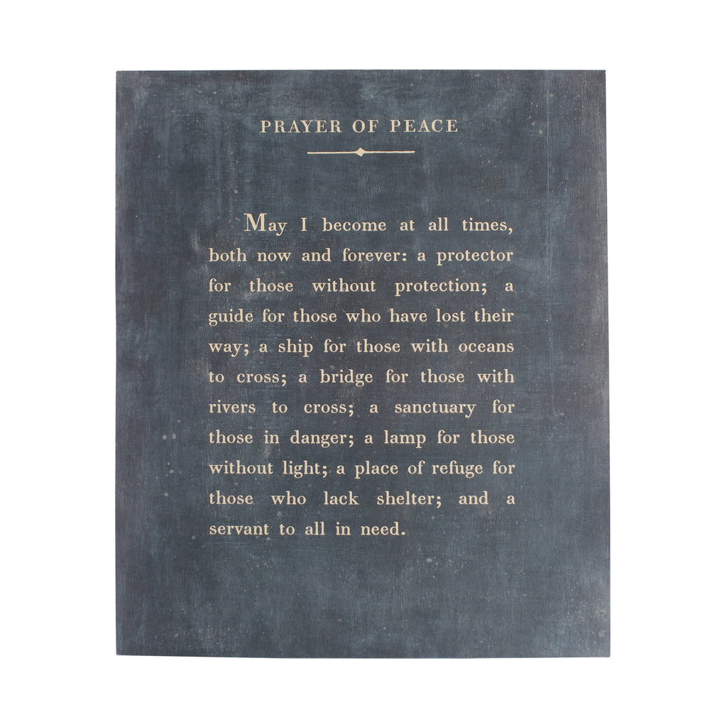 Prayer of Peace Book Collection Art Poster