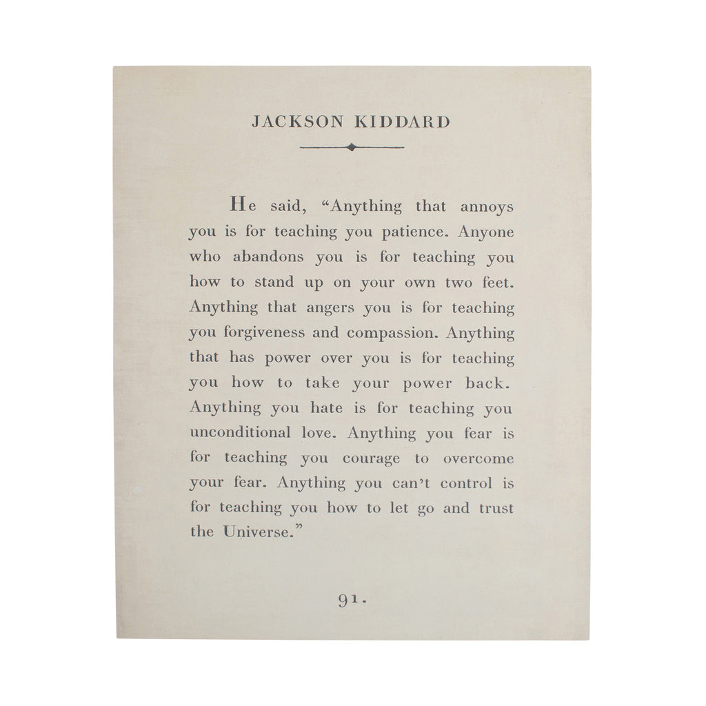 Jackson Kiddard Book Collection Art Poster