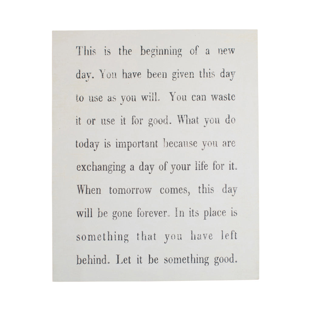 This Is The Beginning Art Poster