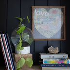 Choose Love Art Poster - 12" x 12"