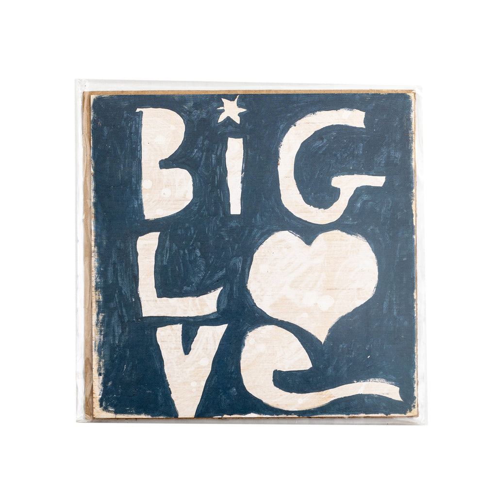 ***Big Love Art Poster - 8" x 8"
