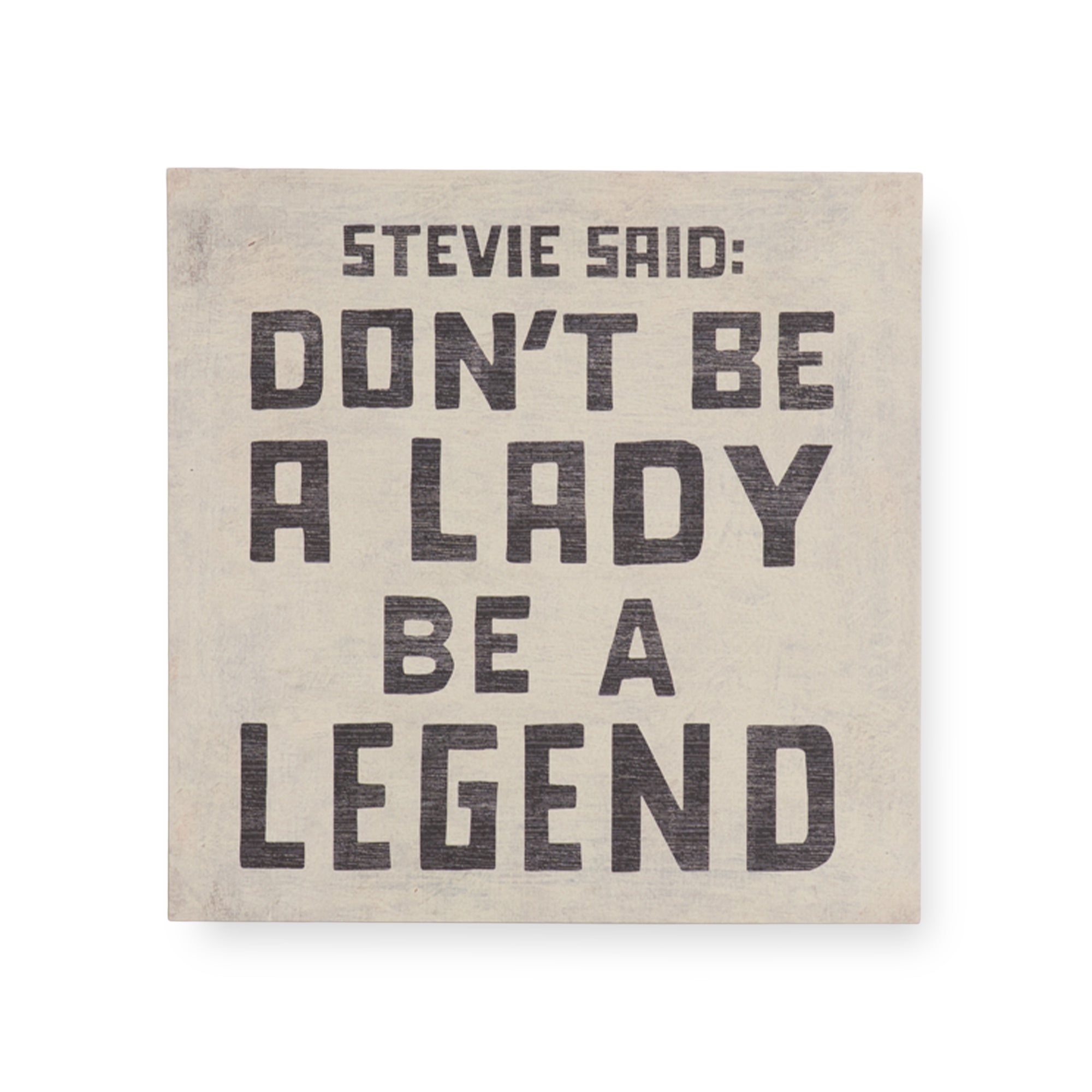 Stevie Said Art Poster - 8" x 8"