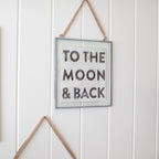 To The Moon & Back Art Poster - 8" x 8"