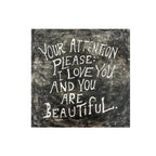 Your Attention Please Art Poster