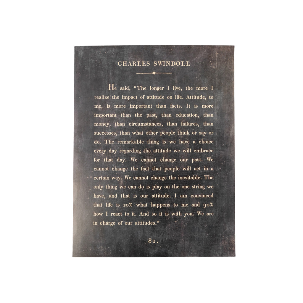 Charles Swindoll Book Collection Art Poster