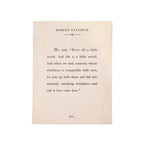 12"x16" Robert Fulghum Book Collection Art Poster - Cream