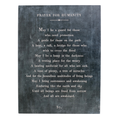 12"x16" Prayer For Humanity Poetry Collection Art Poster  -Charcoal