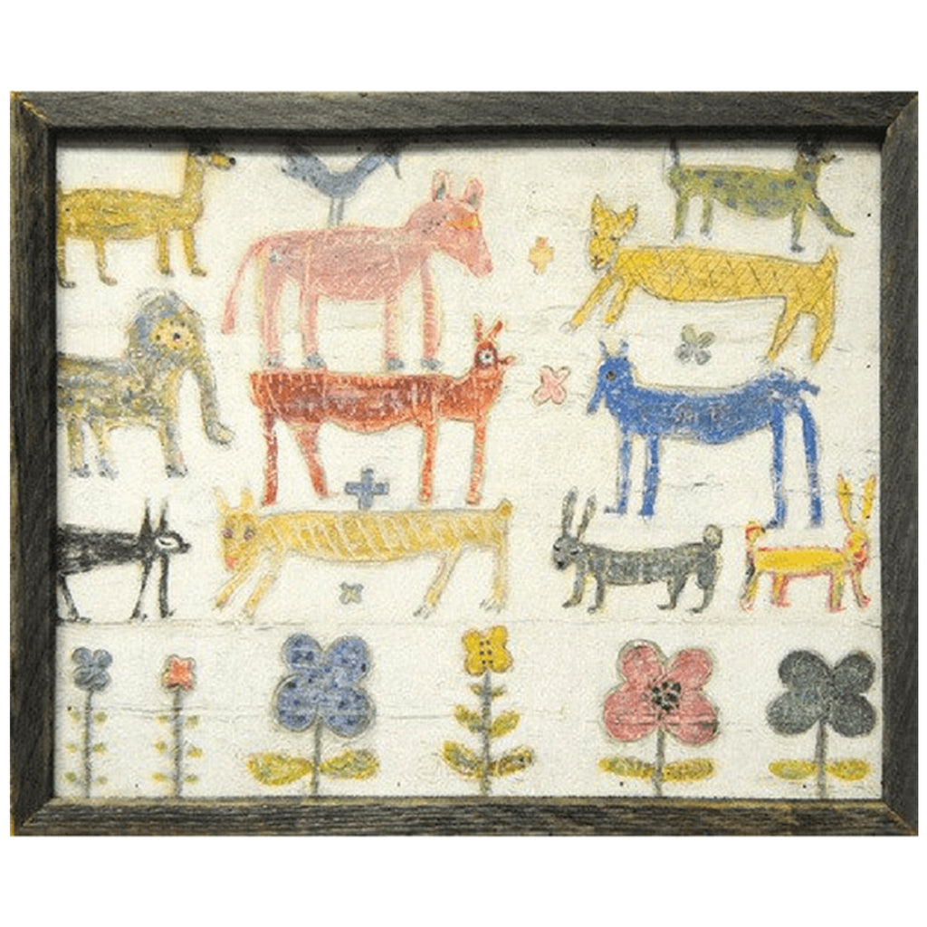 Stacked Animals Art Print