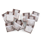 a group of Bear Baby Lovey Blankets with white objects