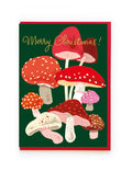Christmas Mushrooms Card