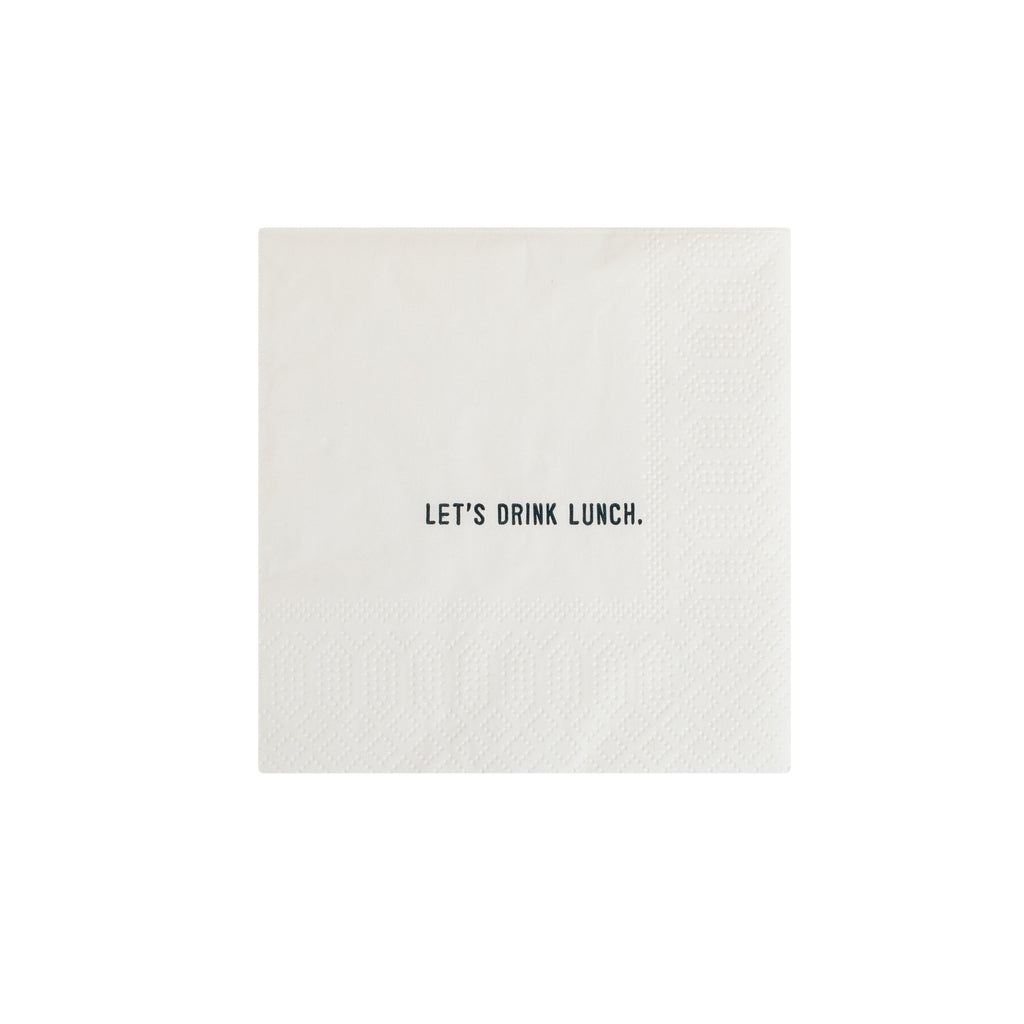 Let's Drink Lunch Cocktail Napkins