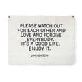 Jim Henson Hand Painted Wall Hanging
