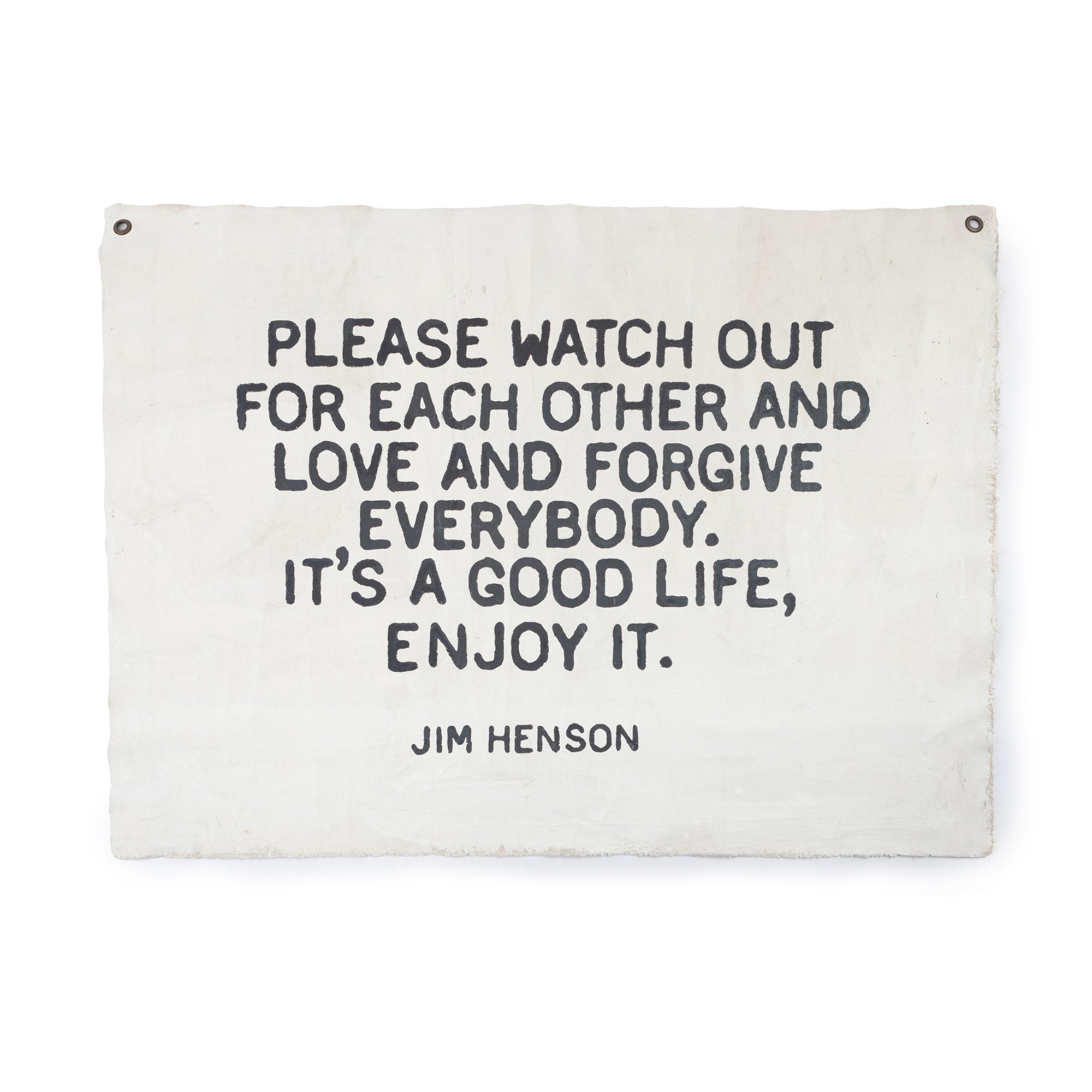 Jim Henson Hand Painted Wall Hanging