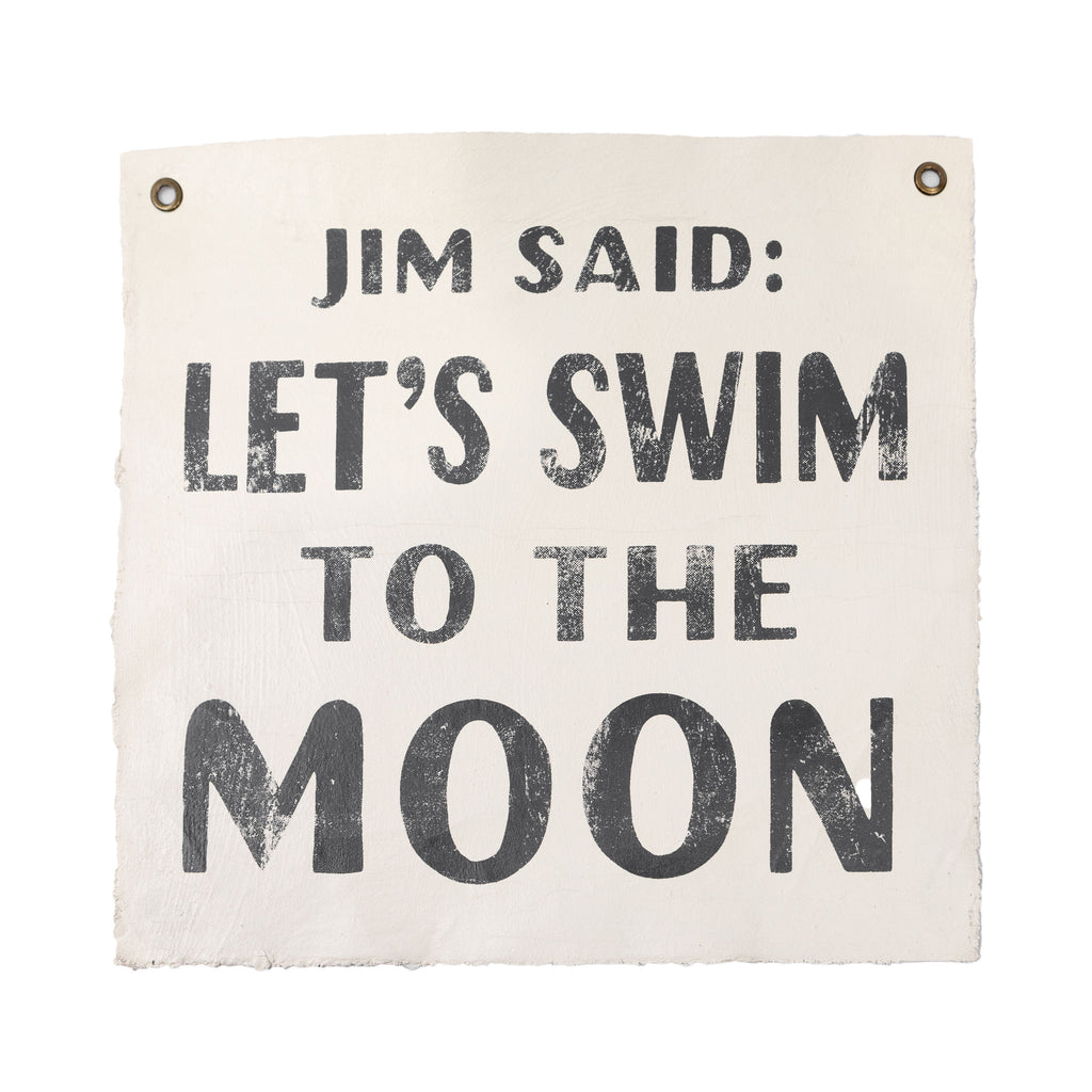 ***Jim Said 25"x25" Hand Painted Wall Hanging