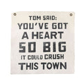 Tom Said Hand Painted Wall Hanging