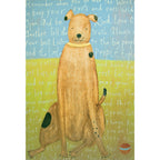 Brown Boy Dog Art Print