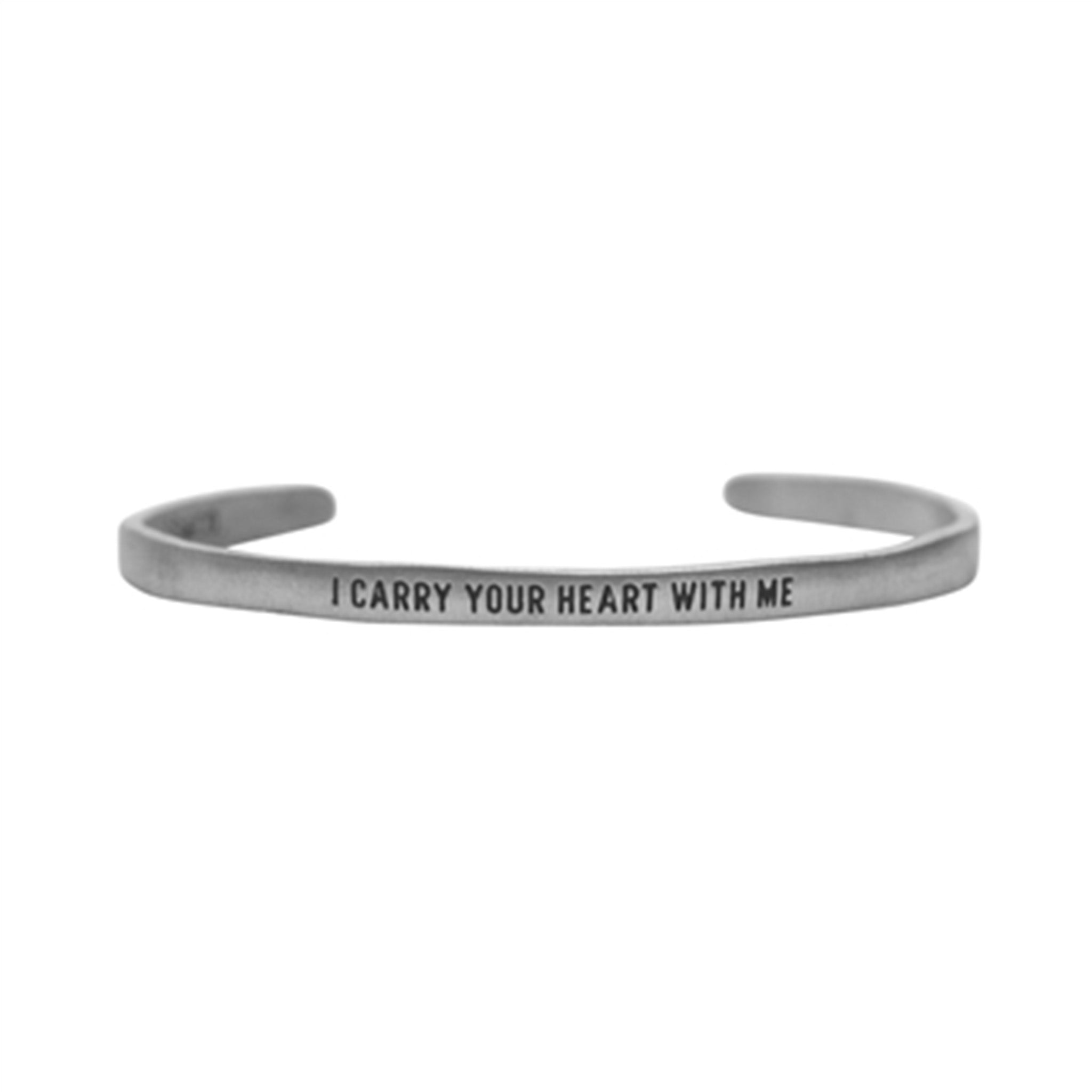 ***Silver Cuff - I Carry Your Heart With Me
