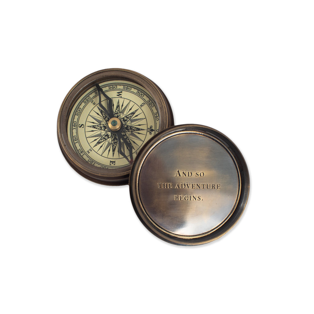 And So The Adventure Begins Compass