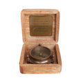 A Gentleman Is One Compass in Wooden Box
