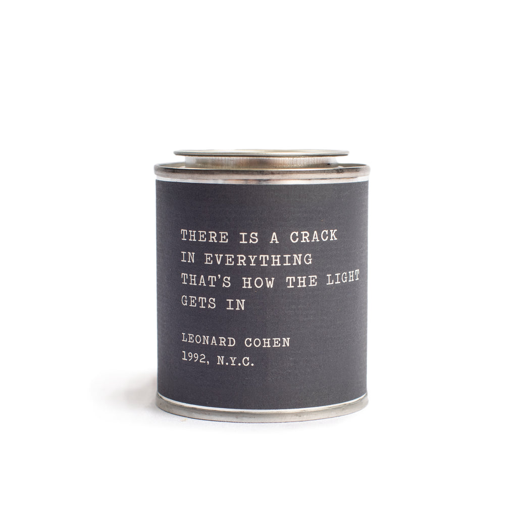 Leonard Cohen Legends Candle