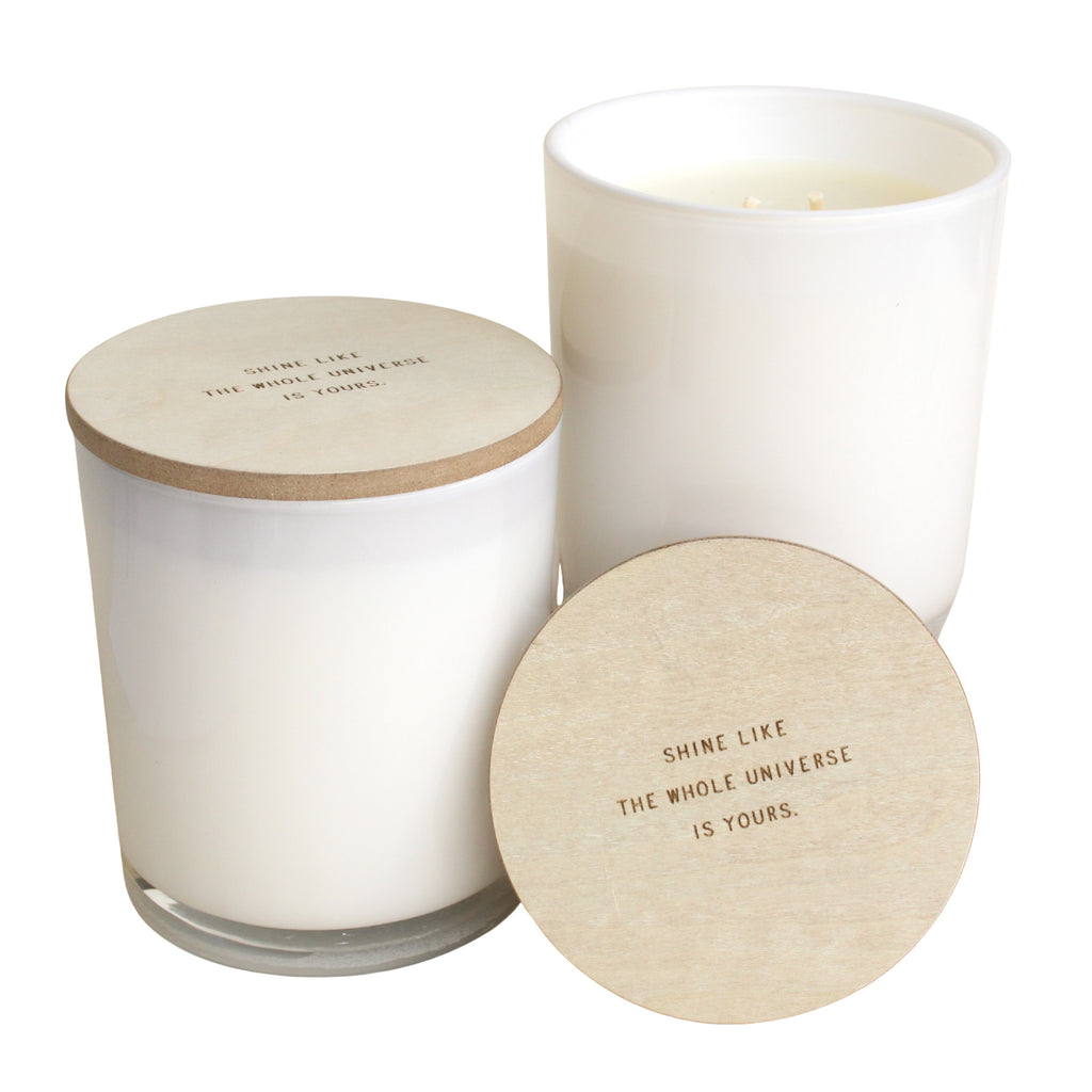 Shine Like The Whole Universe Is Yours Lightkeeper Candle