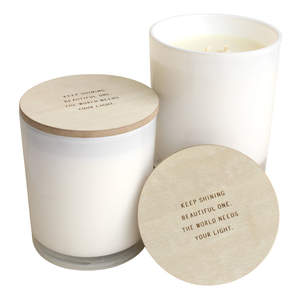 Keep Shining Beautiful One Lightkeeper Candle