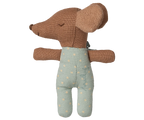 Sleepy Wakey Baby Mouse in Matchbox - Blue