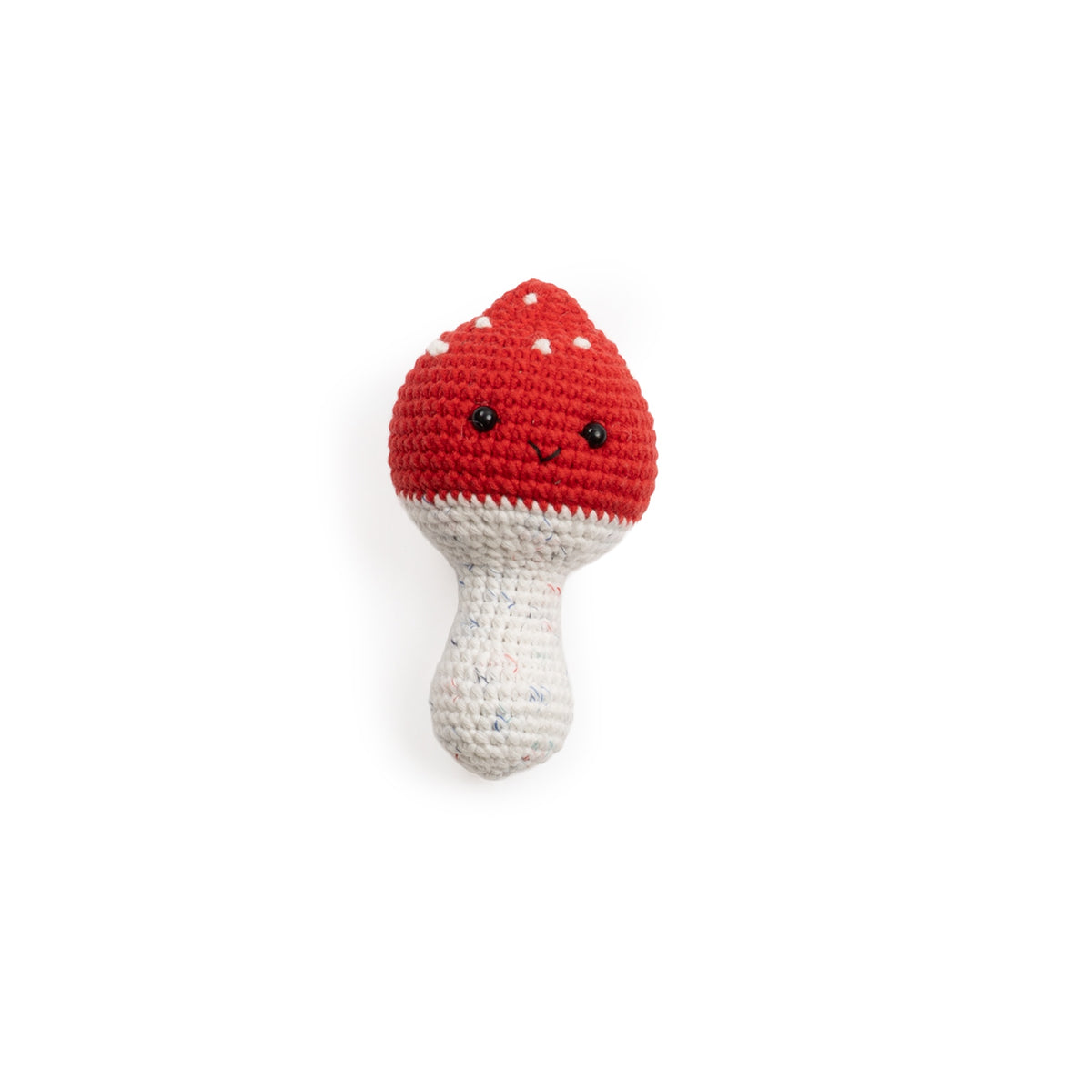 Crochet Mushroom Rattle