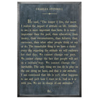 Charles Swindoll - Book Collection (Grey Wood) - Art Print
