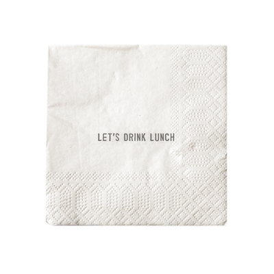 Let's Drink Lunch Cocktail Napkins