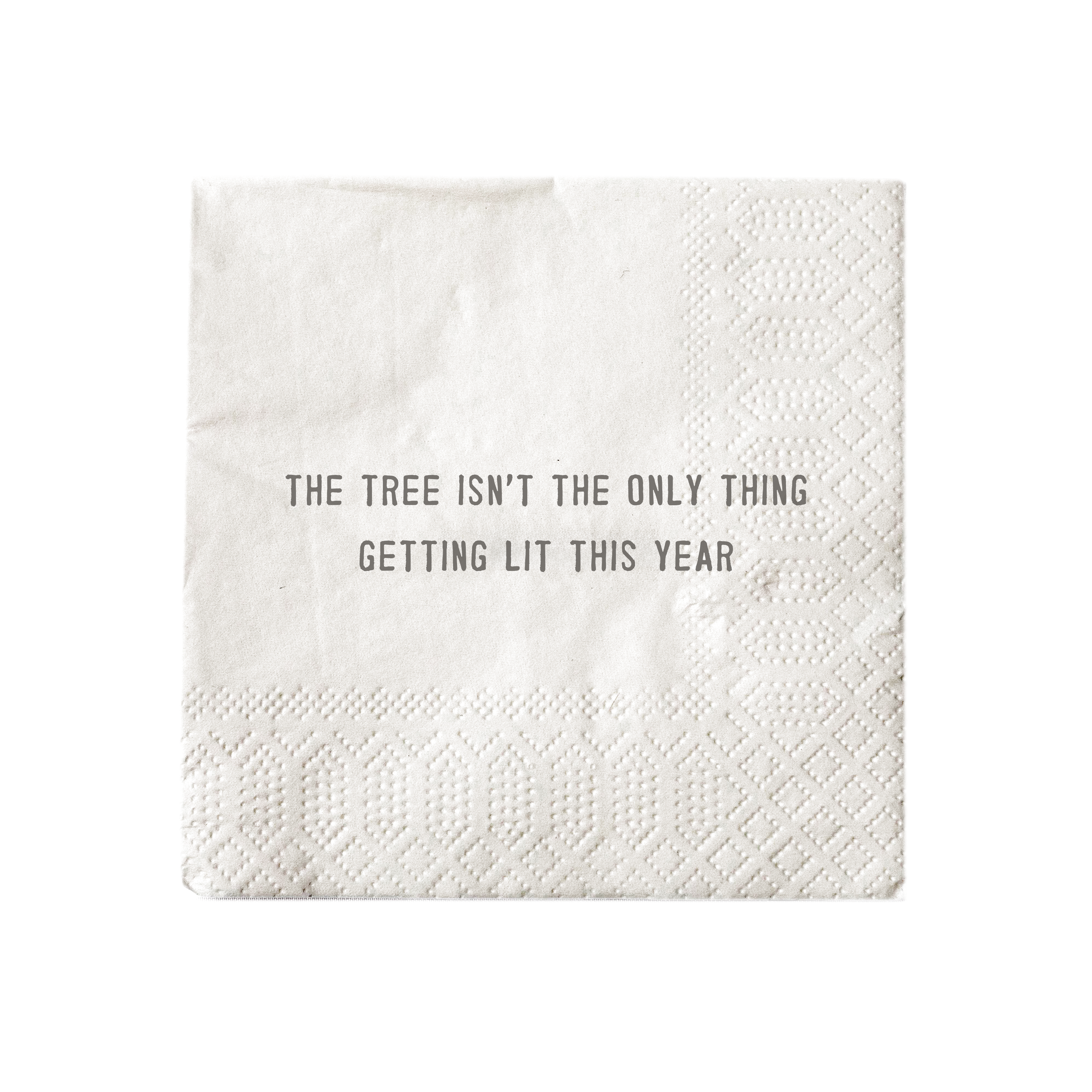 The Tree Isn't the Only Thing Holiday Cocktail Napkins