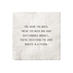 Let's Drink Lunch Cocktail Napkins