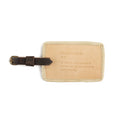 Coddiwomple Leather Luggage Tag in Honey