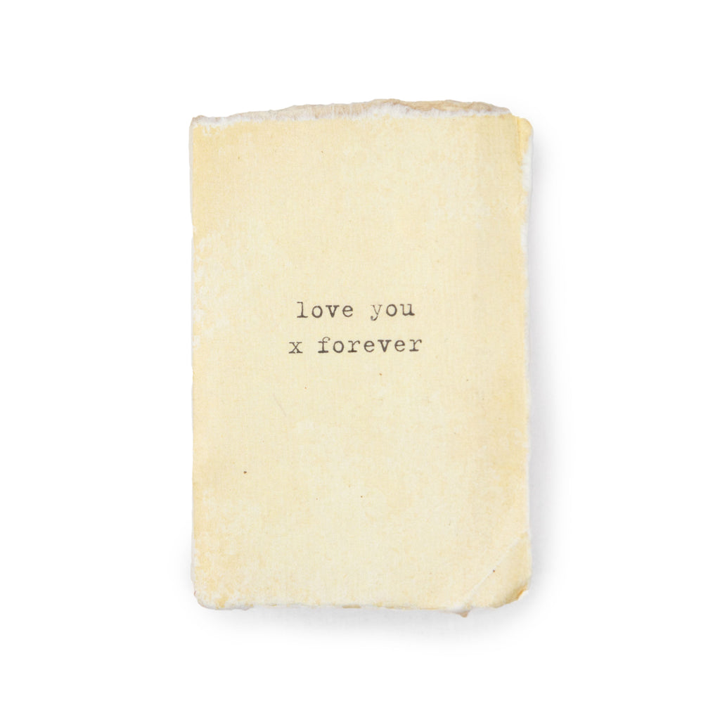 Small Deckled Edge Notebooks