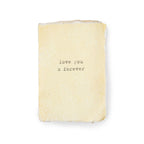 Small Deckled Edge Notebooks