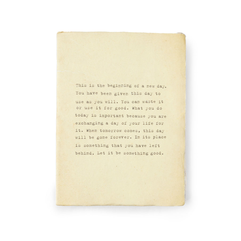 Large Deckled Edge Notebook