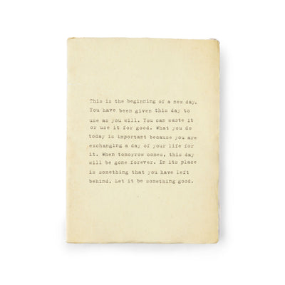 Large Deckled Edge Notebook