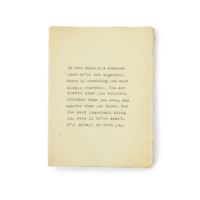 Large Deckled Edge Notebook