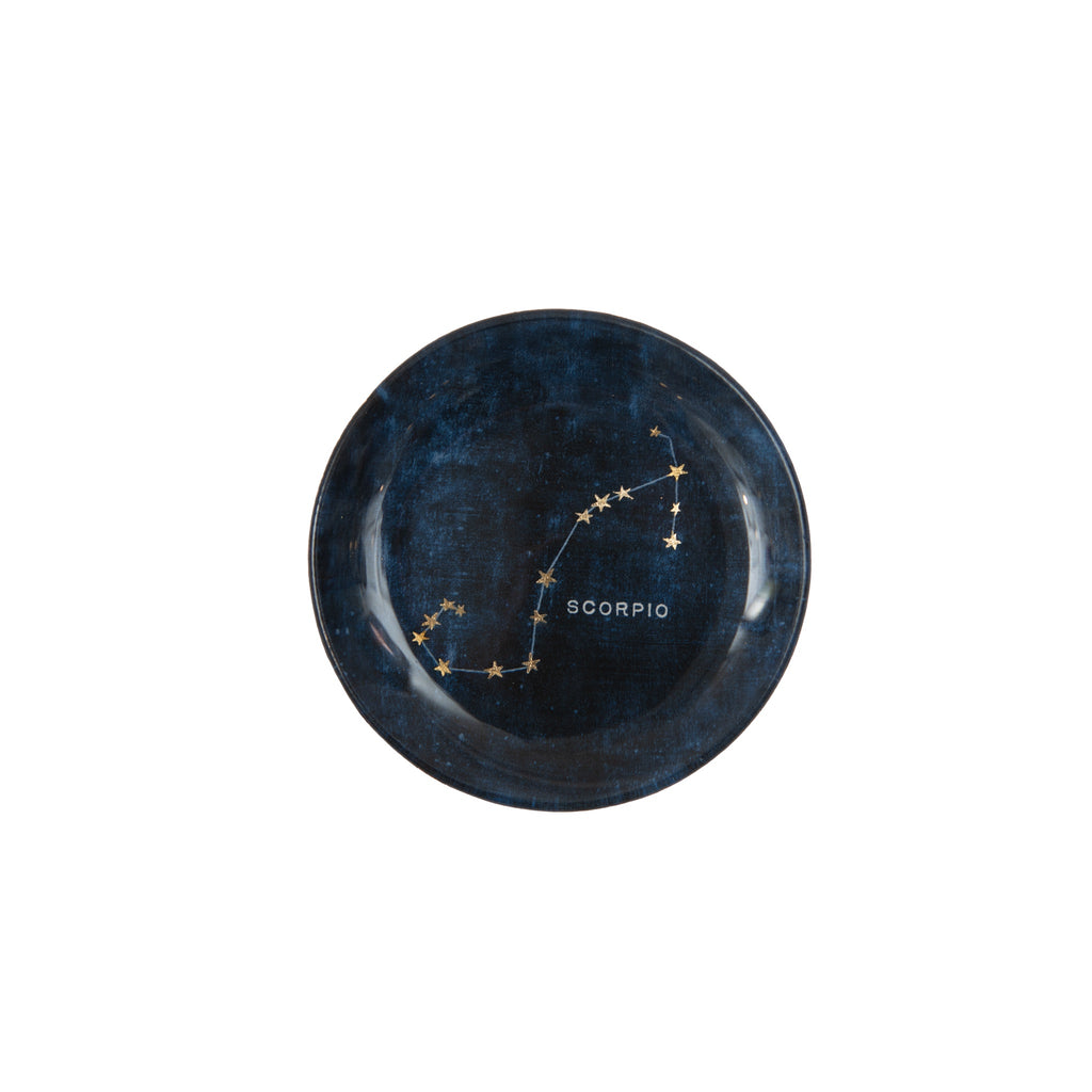 Constellations Mini Round Decoupage Plate